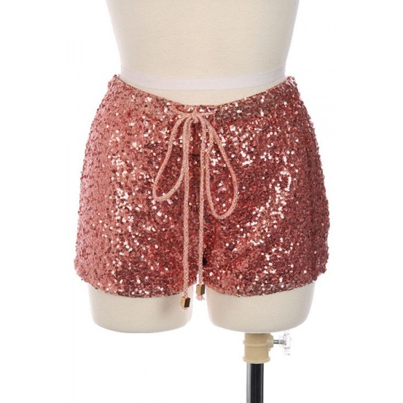 Cecico Pants - Sexy Sequin Sparkling Shorts
